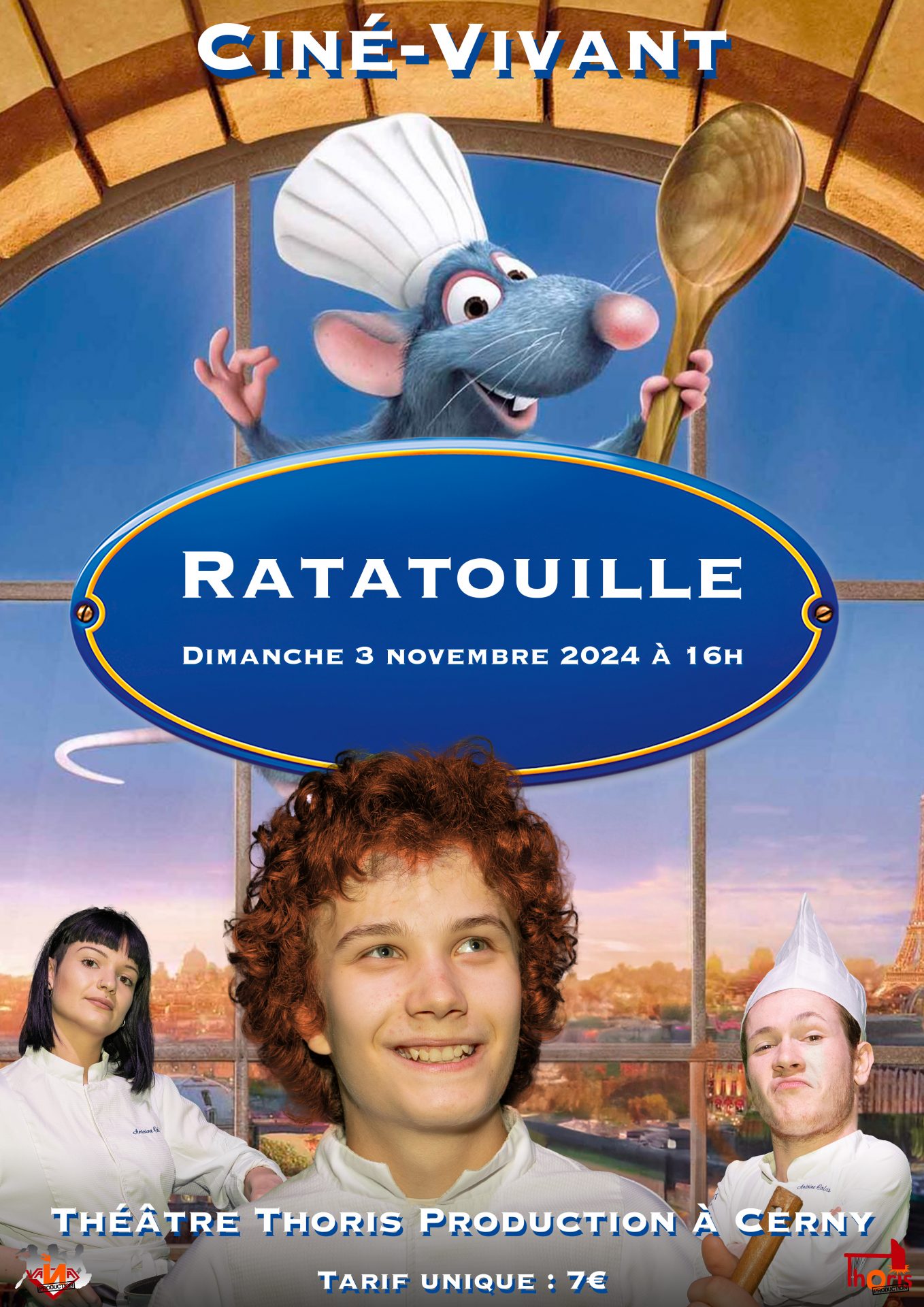 CINÉ-VIVANT : Ratatouille (Dimanche)