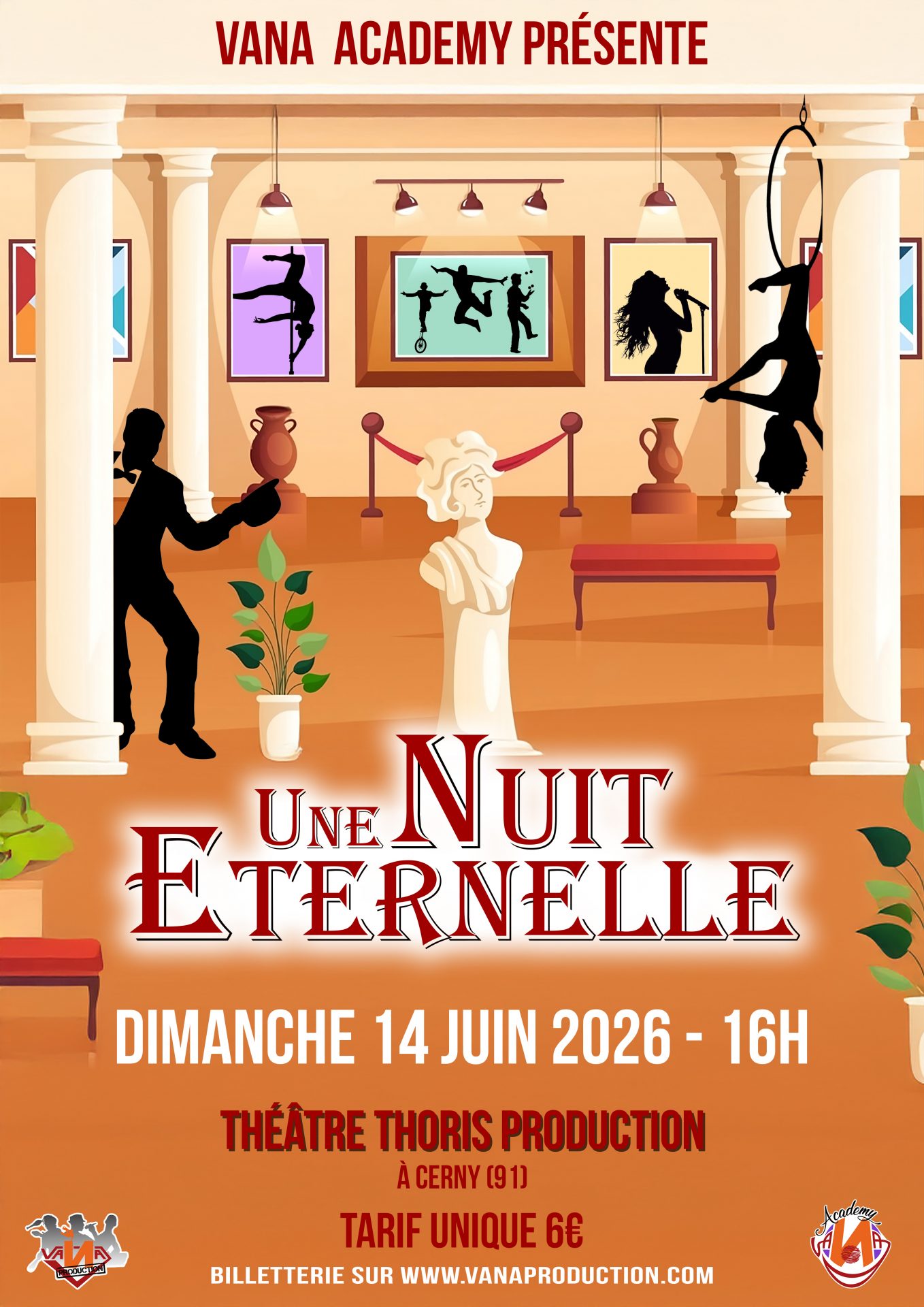 Spectacle VANA Academy: Une Nuit Eternelle