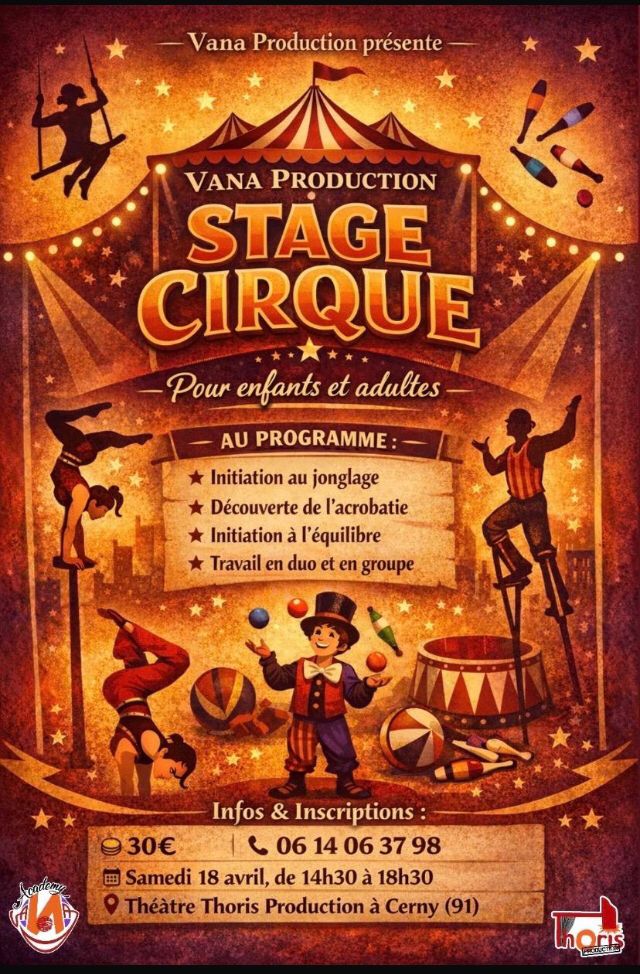 Stage Cirque : Enfants et Adultes